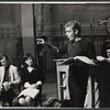 John Stewart, Lovelady Powell, Sean Garrison and unidentified in rehearsal for the Boston tryout production of Hot September