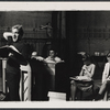 Sean Garrison, Betty Lester, John Stewart and unidentified others in rehearsal for the Boston tryout production of Hot September