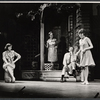 Lovelady Powell, Paula Trueman, Eddie Bracken and Lee Lawson in the the Boston tryout of the stage production Hot September