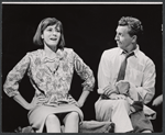Lovelady Powell and Eddie Bracken in the the Boston tryout of the stage production Hot September