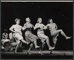 Lovelady Powell [at right], and unidentified others in the the Boston tryout of the stage production Hot September