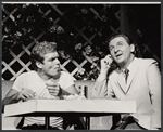 Sean Garrison and Eddie Bracken in the Boston tryout production of Hot September