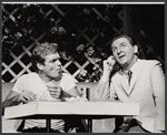 Sean Garrison and Eddie Bracken in the the Boston tryout of the stage production Hot September