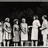 Paula Trueman [far left], Betty Lester, Lovelady Powell, Eddie Bracken and unidentified others in the Boston tryout production of Hot September