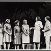 Paula Trueman [far left], Betty Lester, Lovelady Powell, Eddie Bracken and unidentified others in the the Boston tryout of the stage production Hot September
