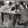 Mary Rodgers, Onna White and unidentified in rehearsal for the stage production Hot Spot