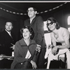 Onna White, Martin Charnin, Mary Rodgers and unidentified in rehearsal for the stage production Hot Spot
