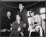 Onna White, Martin Charnin, Mary Rodgers and unidentified in rehearsal for the stage production Hot Spot