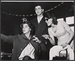 Onna White, Martin Charnin and Mary Rodgers in rehearsal for the stage production Hot Spot