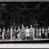 Arny Freeman [center in white jacket] and ensemble in the stage production Hot Spot