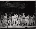 Joe Bova, Judy Holliday [center foreground] and unidentified others in the stage production Hot Spot