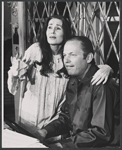 Katherine Helmond and Ralph Meeker in the 1971 Off-Broadway production of The House of Blue Leaves