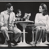 Tony Roberts, Marlyn Mason and unidentified others [background] in the stage production How Now Dow Jones