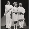 Fran Stevens, Madeline Kahn and Sammy Smith in the pre-Broadway tryout of the stage production How Now Dow Jones