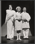 Fran Stevens, Madeline Kahn and Sammy Smith in the pre-Broadway tryout of the stage production How Now Dow Jones