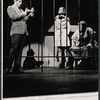 Tony Roberts, Marlyn Mason and unidentified in the stage production How Now Dow Jones