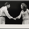Tony Roberts and Marlyn Mason in the stage production How Now Dow Jones