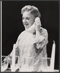 Molly Picon in the stage production How to Be a Jewish Mother 