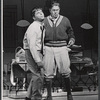 Robert Morse and Rudy Vallee in the stage production How to Succeed in Business Without Really Trying