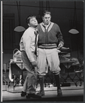 Robert Morse and Rudy Vallee in the stage production How to Succeed in Business Without Really Trying