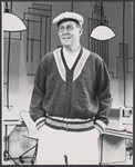 Rudy Vallee in the stage production How to Succeed in Business Without Really Trying