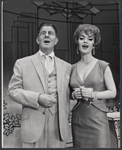 Rudy Vallee and Virginia Martin in the stage production How to Succeed in Business Without Really Trying