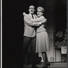 Charles Nelson Reilly and Claudette Sutherland in the stage production How to Succeed in Business Without Really Trying