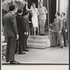 Charles Nelson Reilly, Virginia Martin and ensemble in the stage production How to Succeed in Business Without Really Trying