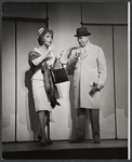 Virginia Martin and Rudy Vallee in the stage production How to Succeed in Business Without Really Trying