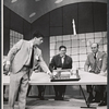 Robert Morse, Rudy Vallee and Paul Reed in the stage production How to Succeed in Business Without Really Trying