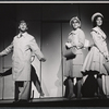 Robert Morse, Claudette Sutherland and Bonnie Scott in the stage production How to Succeed in Business Without Really Trying