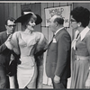 Charles Nelson Reilly, Virginia Martin, Paul Reed and Claudette Sutherland in the stage production How to Succeed in Business Without Really Trying