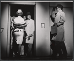 Virginia Martin, Rudy Vallee and Charles Nelson Reilly in the stage production How to Succeed in Business Without Really Trying