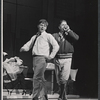 Robert Morse and Rudy Vallee in the stage production How to Succeed in Business Without Really Trying