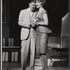 Rudy Vallee and Joy Claussen in the stage production How to Succeed in Business Without Really Trying