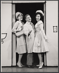 Robert Morse, Michele Lee and unidentified in the stage production How to Succeed in Business Without Really Trying