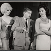 Joy Claussen, Robert Morse and Michele Lee in the stage production How to Succeed in Business Without Really Trying