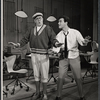 Rudy Vallee and Darryl Hickman in the stage production How to Succeed in Business Without Really Trying