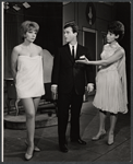 Joy Claussen, Darryl Hickman and Michele Lee in the stage production How to Succeed in Business Without Really Trying