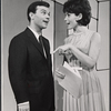 Darryl Hickman and Michele Lee in the stage production How to Succeed in Business Without Really Trying