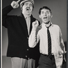 Jeff De Benning and Hal England in the stage production How to Succeed in Buisness