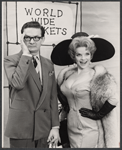 William Major and Maureen Arthur in the stage production How to Succeed in Business Without Really Trying