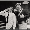 Dick Kallman and Willard Waterman in the stage production How to Succeed in Business Without Really Trying