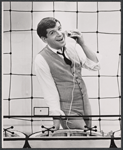 Dick Kallman in the stage production How to Succeed in Business Without Really Trying