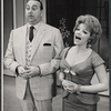 Willard Waterman and Maureen Arthur in the stage production How to Succeed in Business Without Really Trying