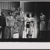Maureen Arthur [center] and ensemble in the stage production How to Succeed in Business Without Really Trying