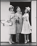 Dick Kallman, Dyan Cannon and unidentified in the stage production How to Succeed in Business Without Really Trying