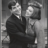 Dick Kallman and Dyan Cannon in the stage production How to Succeed in Business Without Really Trying