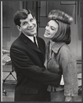 Dick Kallman and Dyan Cannon in the stage production How to Succeed in Business Without Really Trying