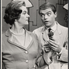 Ronnie Welsh and unidentified in the stage production How to Succeed in Business Without Really Trying